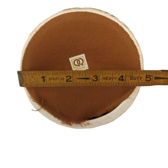 Lion And Mouse Windup Ceramic Music Box Plays Feelings Vintage - Picture 9 of 9